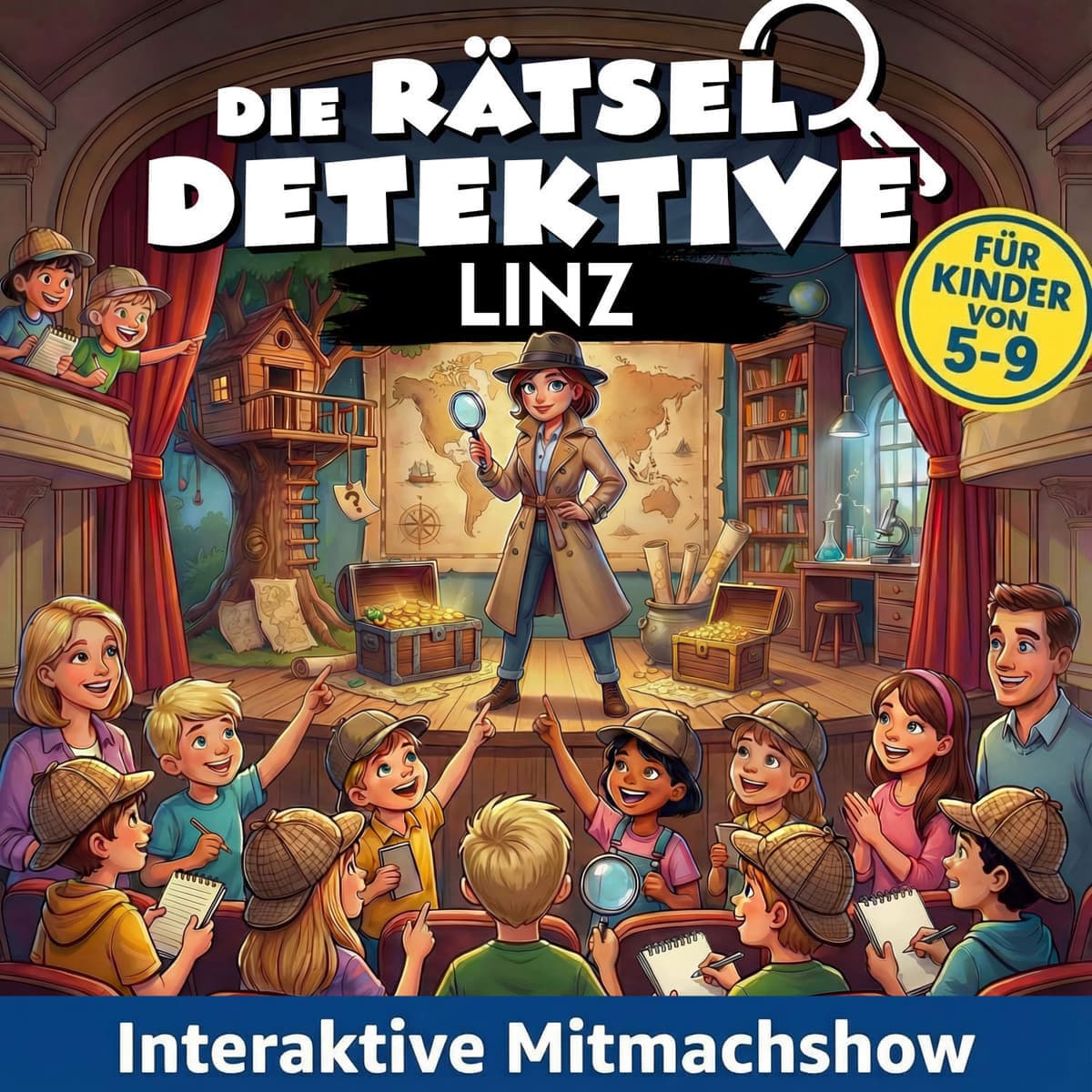 Die Rätseldetektive – Das große Mitmach-Abenteuer: Linz