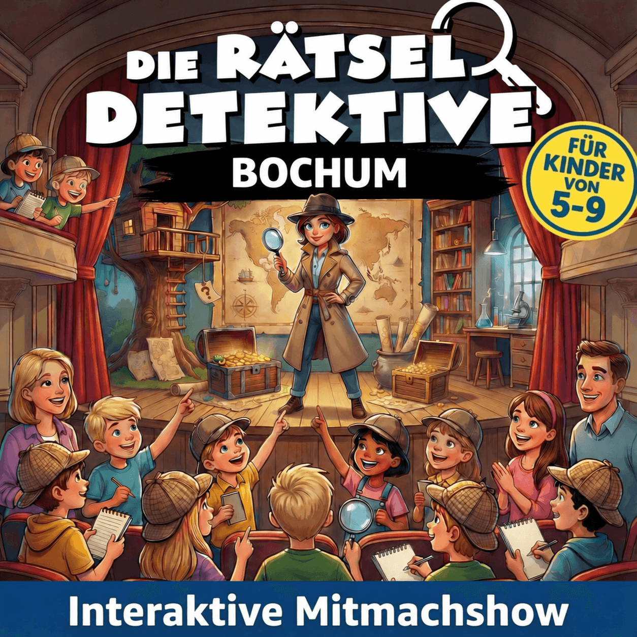 Die Rätseldetektive – Das große Mitmach-Abenteuer
